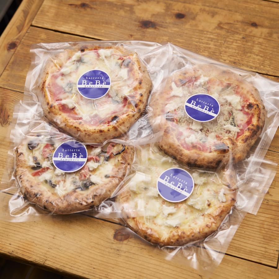＜Latteria BeBe Kamakura＞自家製チーズの冷凍ピッツァ 人気の4枚セット