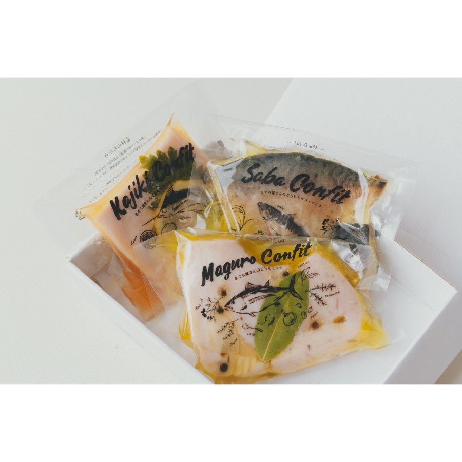 ＜FISHSTAND＞無添加ツナ3種 まぐろコンフィシリーズセット