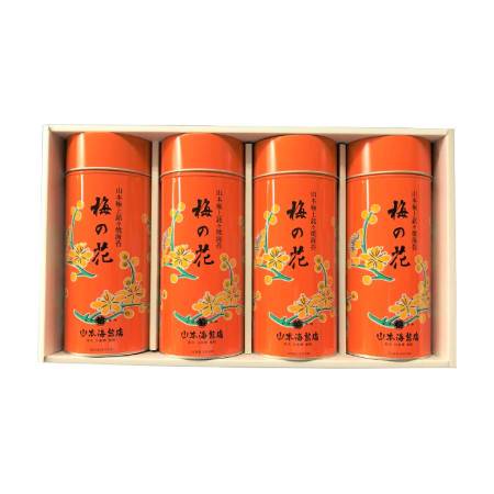 ＜山本海苔店＞「梅の花」焼海苔4缶詰合せ