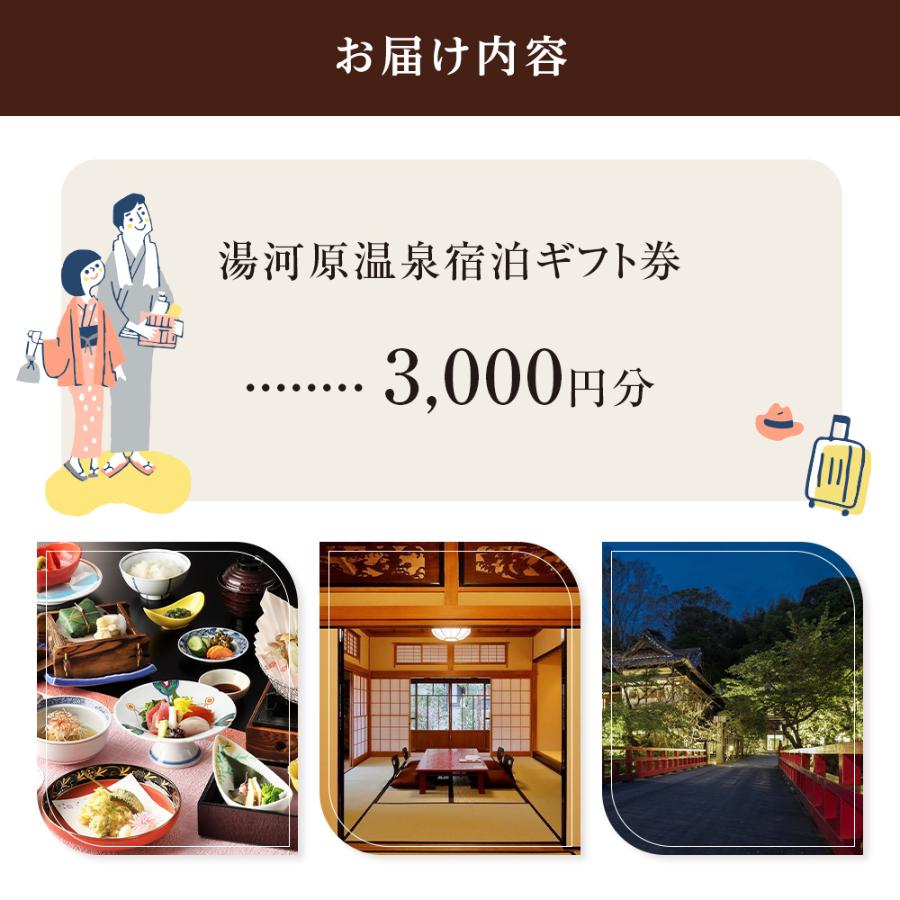 湯河原温泉ふるさと納税「宿泊ギフト券」3000円分