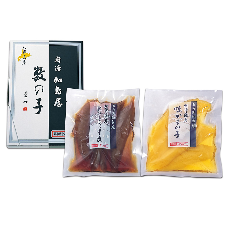 <新潟加島屋>北海道産数の子二彩セット