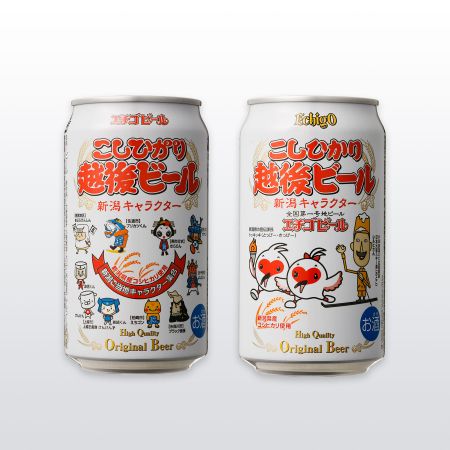 こしひかり越後ビール 新潟キャラクター350ml×36本 | 新潟県 | 三越