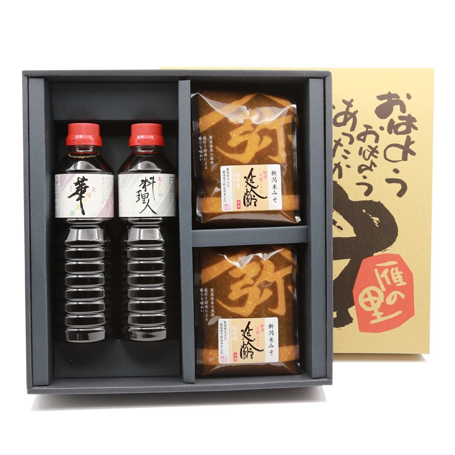 ＜山田醸造＞調味料贅沢セレクション（味噌、醤油）