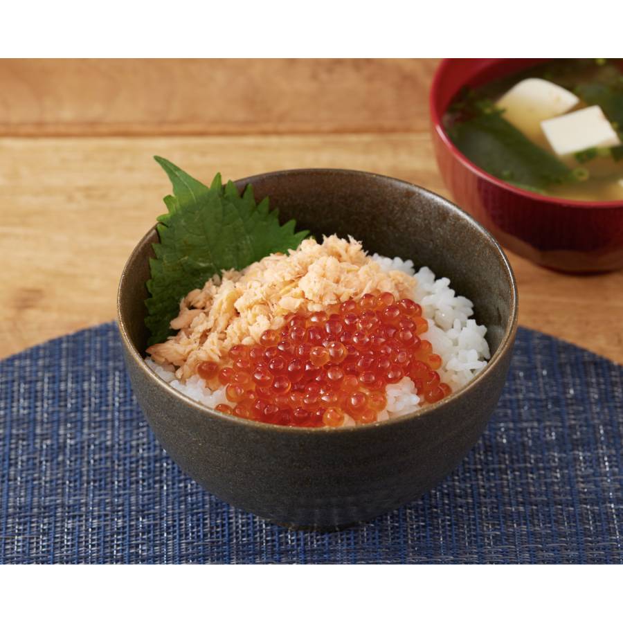 <新潟加島屋>減塩さけ茶漬/減塩いくら醤油漬セット