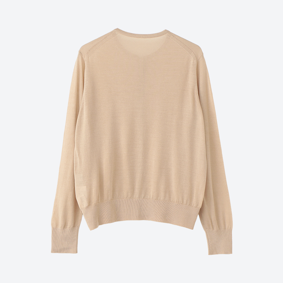 ＜S.ESSENTIALS／エス　エッセンシャルズ＞ウィメンズ　シアーシルクカーディガン サイズ38（M）