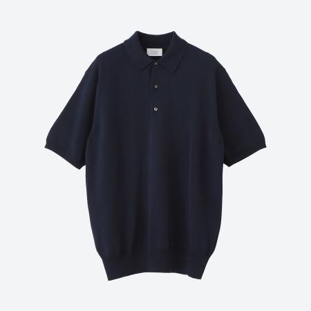 ＜S.ESSENTIALS／エス　エッセンシャルズ＞メンズ　ハイツイストニットポロ　46（M）