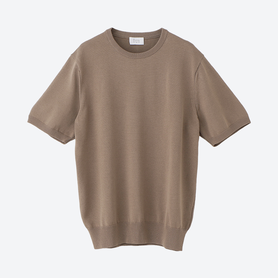 ＜S.ESSENTIALS／エス　エッセンシャルズ＞メンズ　ハイツイストニットTシャツ　48（L）