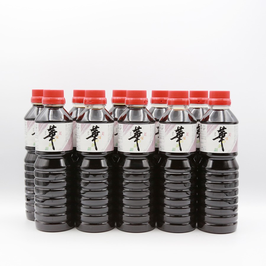 ＜山田醸造＞卓上醤油「華」500ml×10本