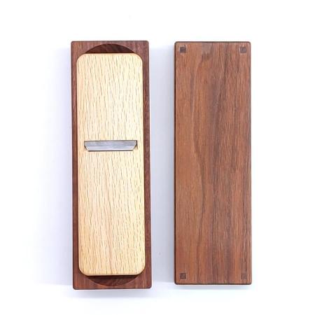 ＜台屋＞鰹節削り器　赤香　ウォルナット×青紙