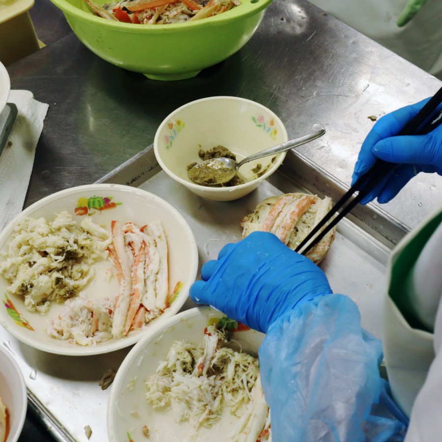 ＜今川屋＞佐渡・粟島近海産メガニ・ズワイガニ　甲羅詰め　夫婦セット