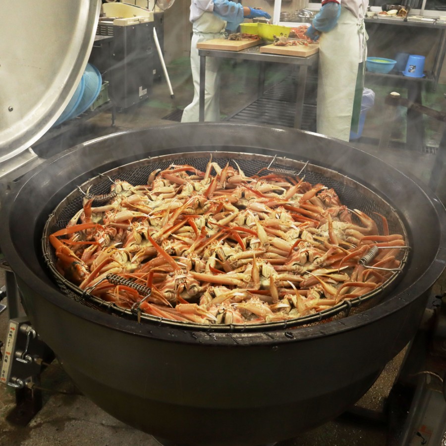 ＜今川屋＞佐渡・粟島近海産メガニ・ズワイガニ　甲羅詰め　夫婦セット