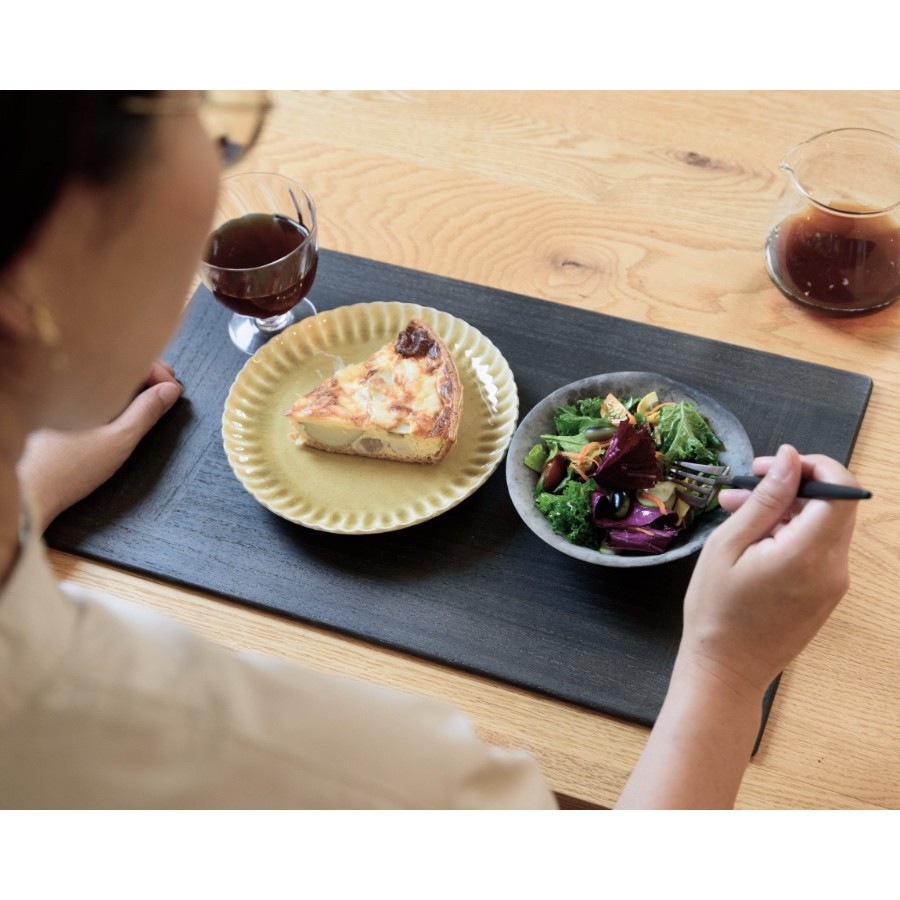 ＜ASAKURA＞KIRI Place Mat ブラック 2枚組