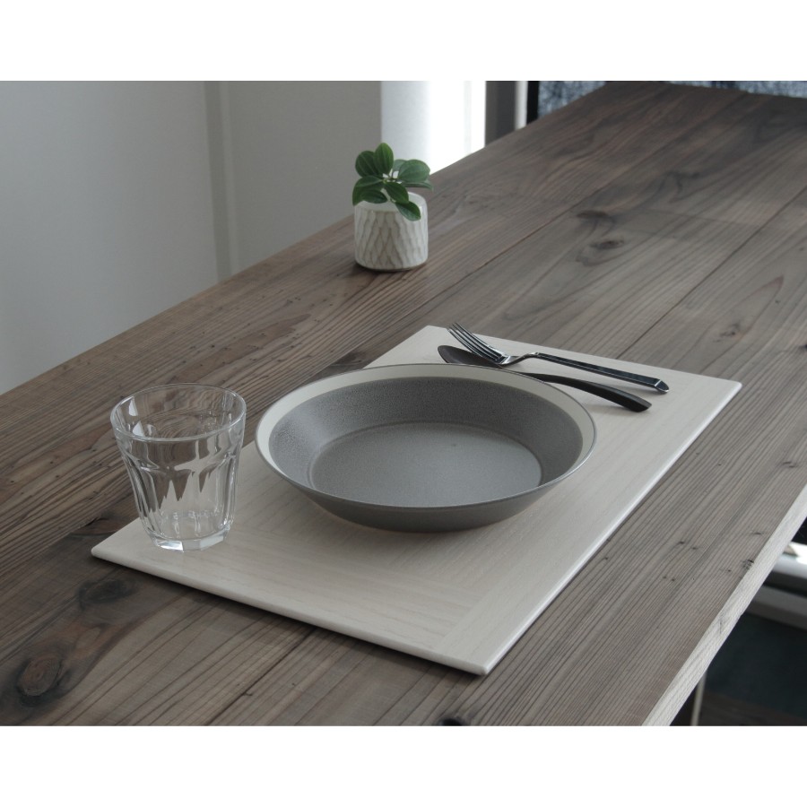 ＜ASAKURA＞KIRI Place Mat ホワイト 2枚組