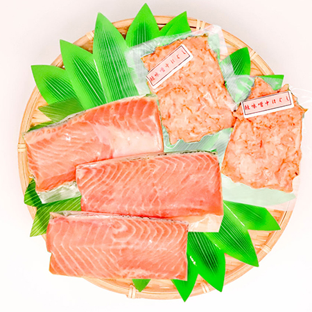 〈割烹太田家〉鮭の味噌漬・鮭の味噌中ほぐし詰合せ
