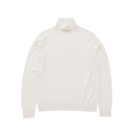 ＜no+af＞FF30 ベーシックタートルネックプルオーバー/オフホワイト/SIZE1