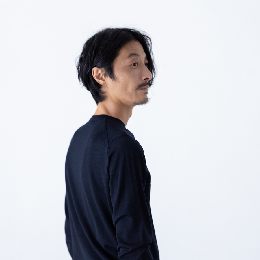 ＜no+af＞FF30 ベーシッククルーネックプルオーバー/ブラック/SIZE2