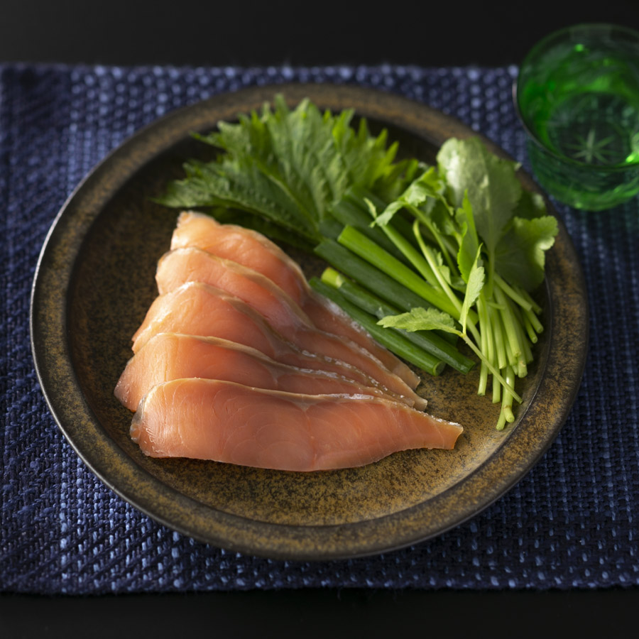 ＜千年鮭きっかわ＞塩引鮭・鮭の生ハム詰め合わせ