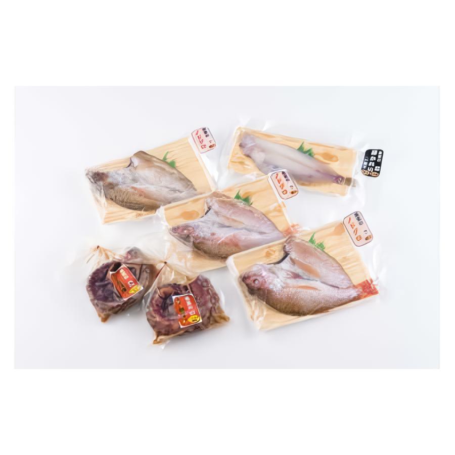 ＜魚富＞ノドグロ一夜干しと柳カレイとタコの味噌漬けセット１