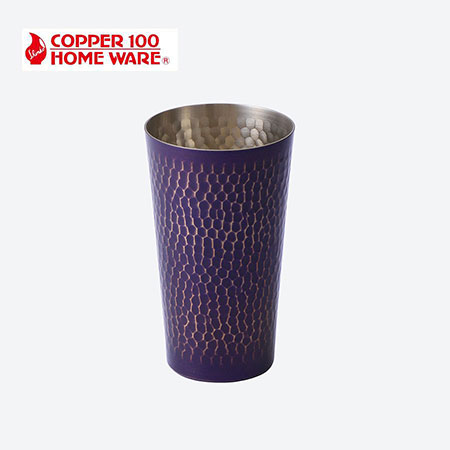 COPPER100 銅製紫被き仕上げ鎚目タンブラー（中） | 新潟県燕市 | 三越 
