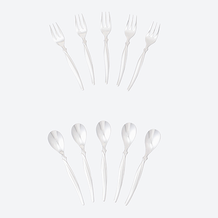 フローライン コーヒースプーン&ヒメフォーク10P