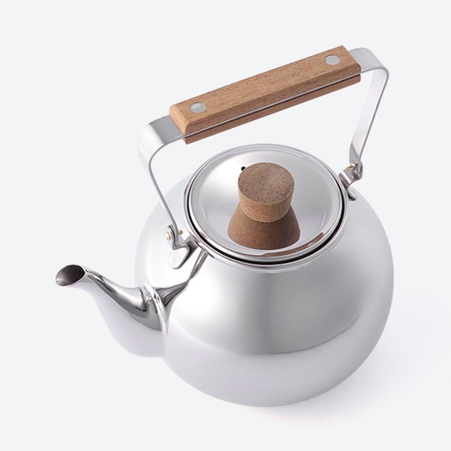 茶き 急須（大） 茶こし付[かがみ]