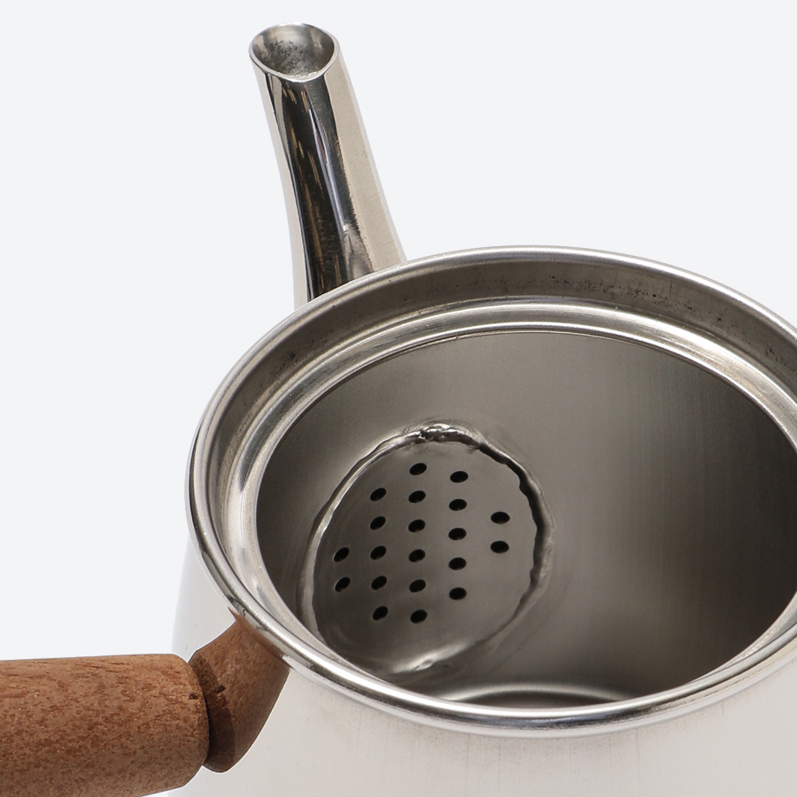 茶き 急須（小）茶こし付[かがみ]