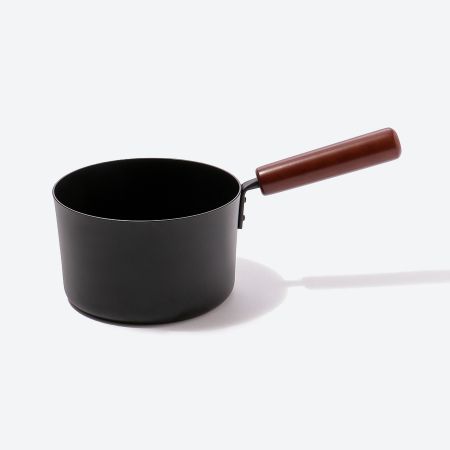 〈鉄鍋シリーズ〉片手鍋１６cm　シリコン塗装