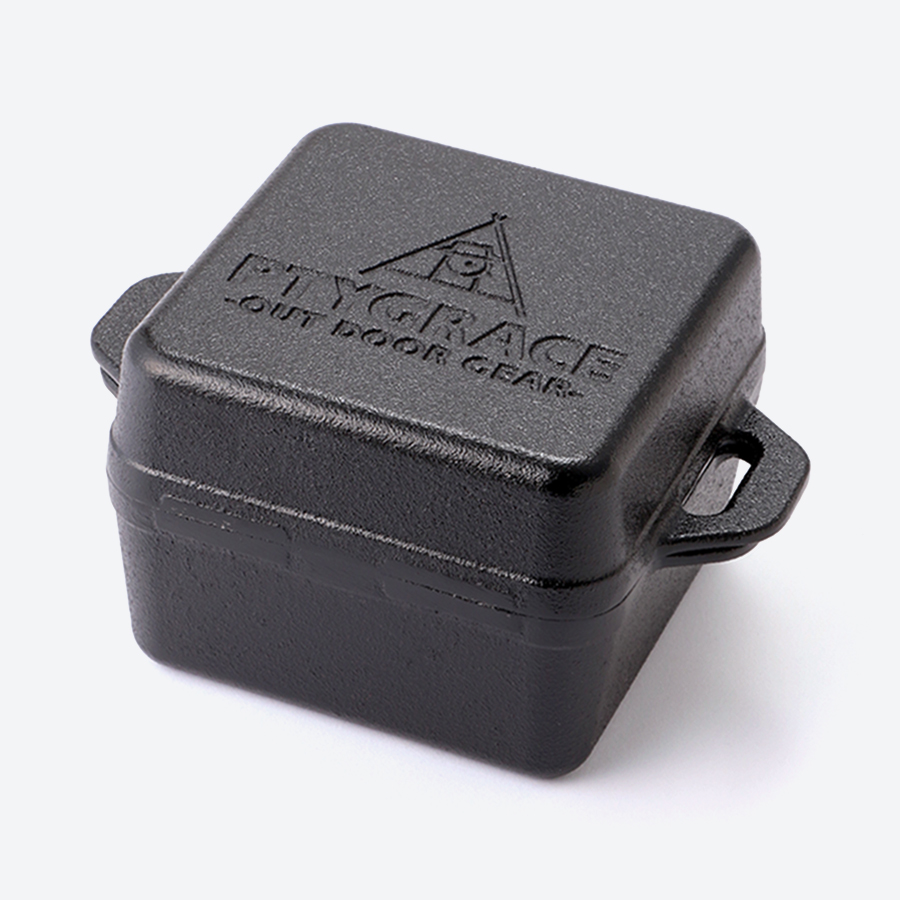 ＜PTYGRACE OUT DOORGEAR＞CUBE　mini　ダッチオーブン＋FIRE　CORE　SOLO　焚き火台セット