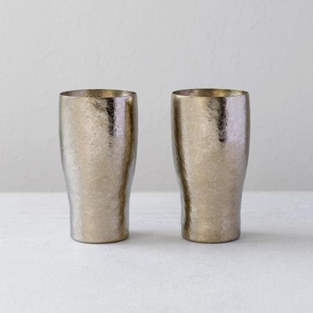 ＜SUSgallery＞Tumbler Beer Antique Goldペアセット