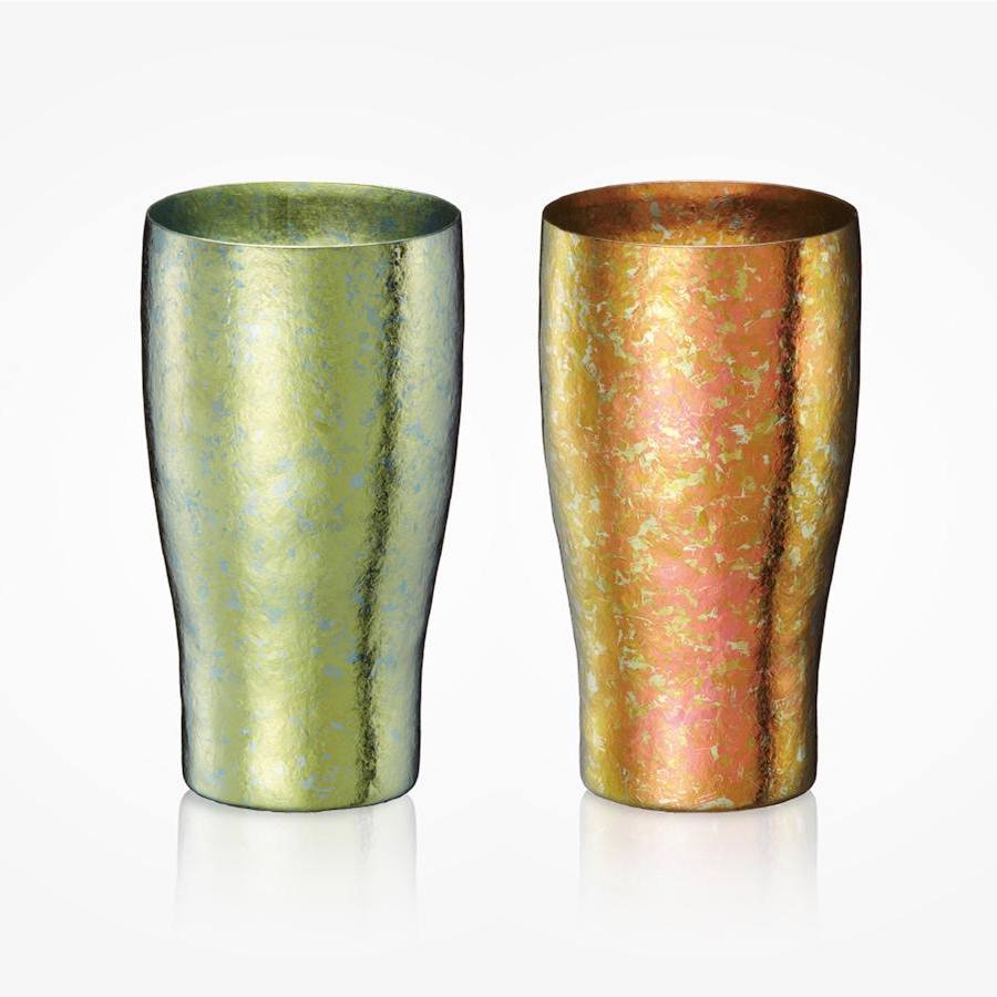 ＜SUSgallery＞Tumbler Beer Lime Green / Sakuraペアセット