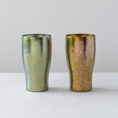 ＜SUSgallery＞Tumbler Beer Lime Green / Sakuraペアセット