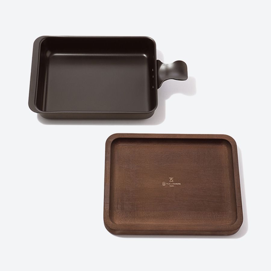 ＜鉄鍋シリーズ＞フライパン24cm深型　シリコン塗装・グリルプレート　シリコン塗装　セット