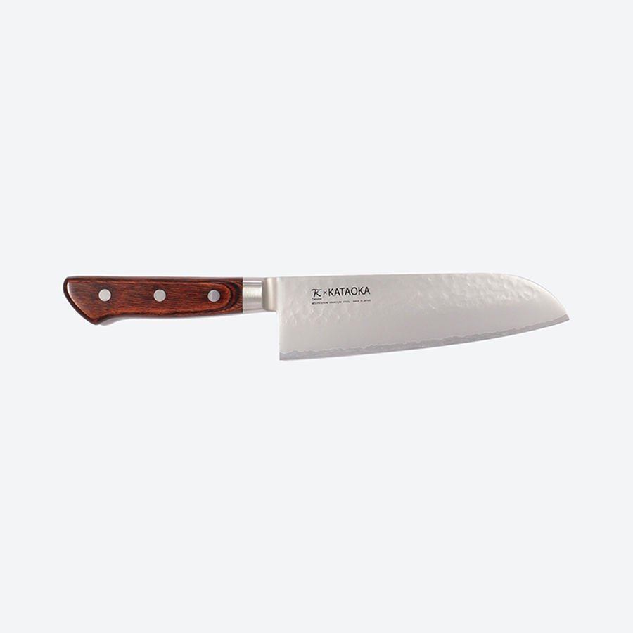 ＜わたしのこだわり＞鉄板　シリコン塗装・包丁 万能17.5cm　セット