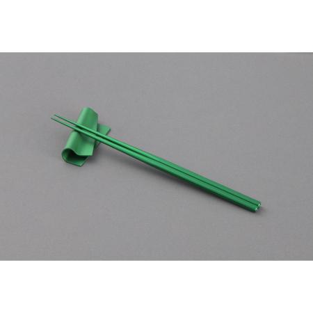 ＜irogami＞箸 箸置きセット ディープグリーン