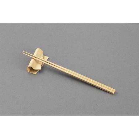 ＜irogami＞箸 箸置きセット シャンパンゴールド