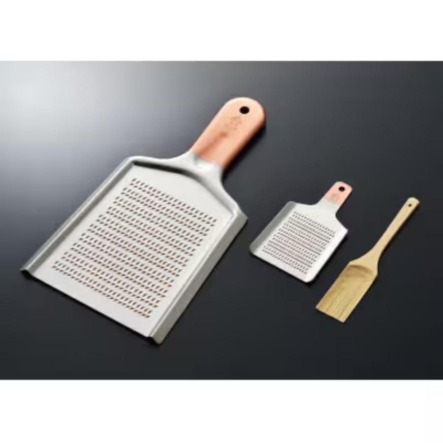 <ツボエ>スーパーハイカット銅製おろし金(特3号) 3点セット