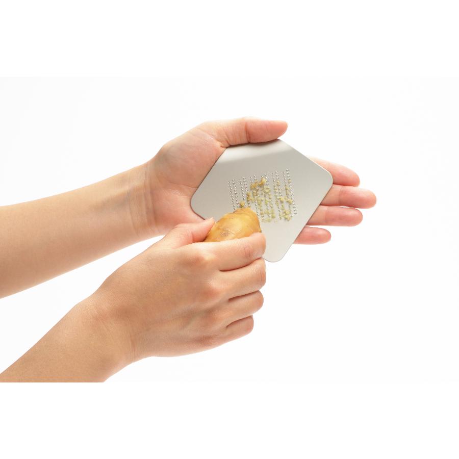 ＜ツボエの極上おろし金＋irogami＞ツボエの極上おろし金 箱-hako-irogami ひとひらのおろし金 ディープグリーン　セット