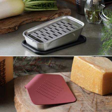 ＜ツボエの極上おろし金＋irogami＞ツボエの極上おろし金 箱-hako-irogami ひとひらのおろし金 チェリーピンク　セット