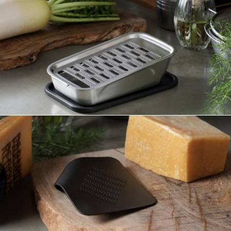 ＜ツボエの極上おろし金＋irogami＞ツボエの極上おろし金 箱-hako-irogami ひとひらのおろし金 マットブラック　セット