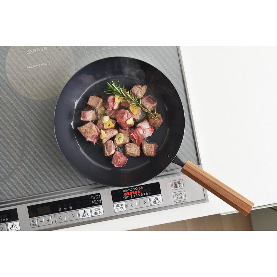 <鉄鍋シリーズ>フライパン26cm N窒化処理