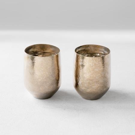 ＜SUSgallery＞Goblet Antique Gold ペアセット