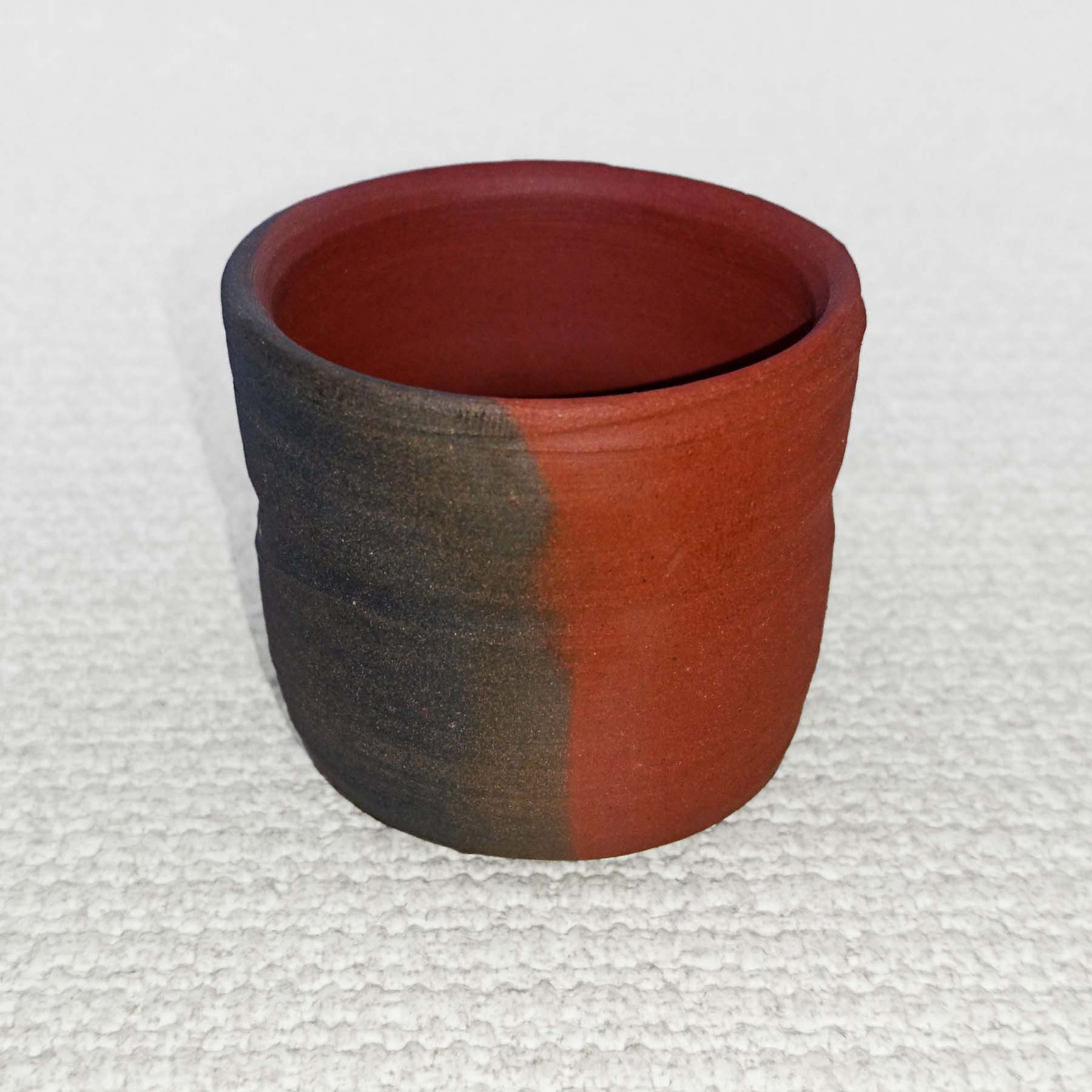 五代伊藤赤水作 無名異窯変ぐい呑み