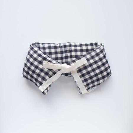 ＜ao×accos＞【首肩用】米ぬか玄米カイロ（よもぎ入り）ギンガムチェック