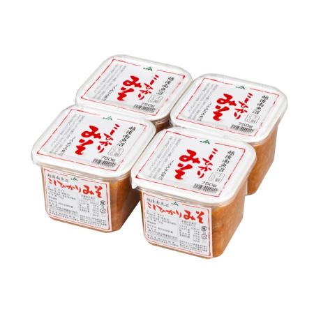 越後南魚沼こしひかりみそ750g×４パック