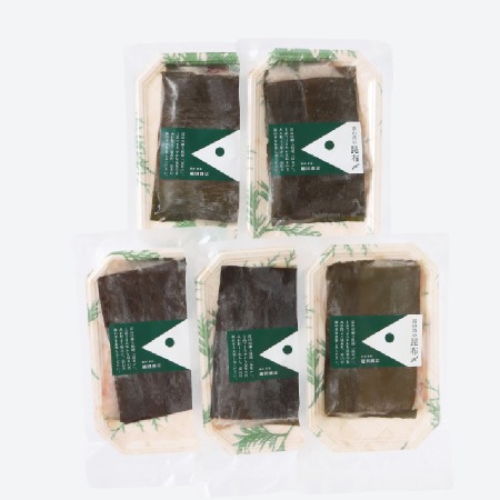 ＜越田商店＞かじき昆布締め１００ｇｘ５個