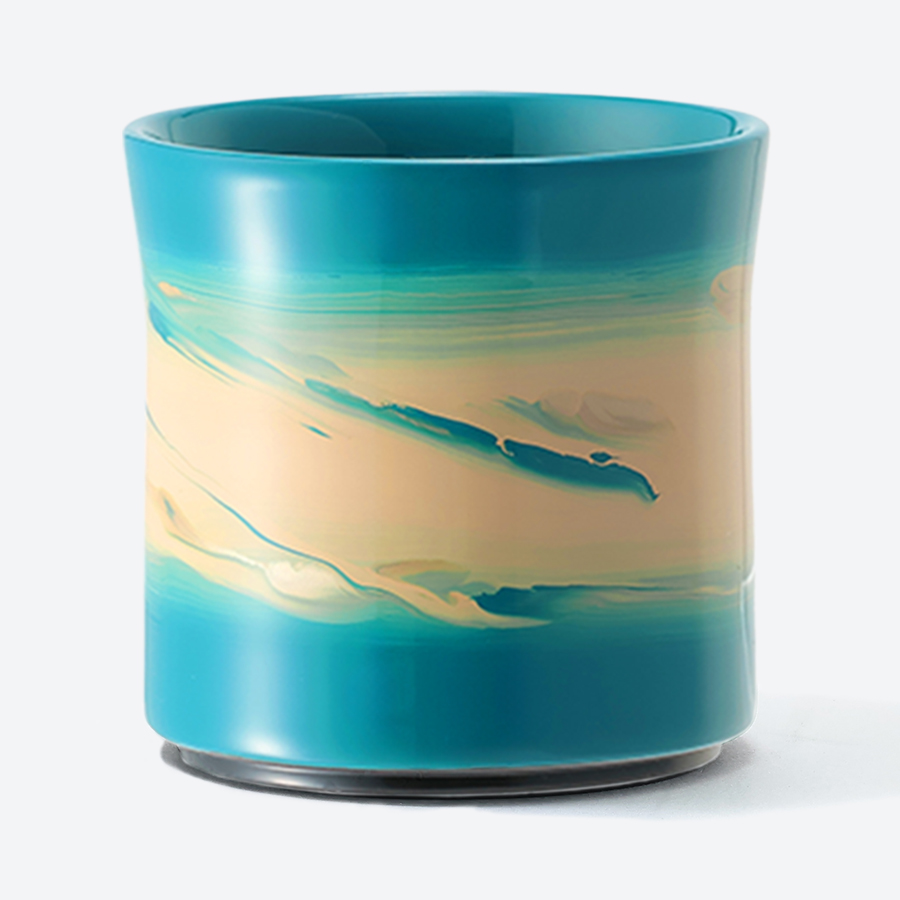 <采色塗なか門>フリーカップ 彩クラウドペア(空・紅)