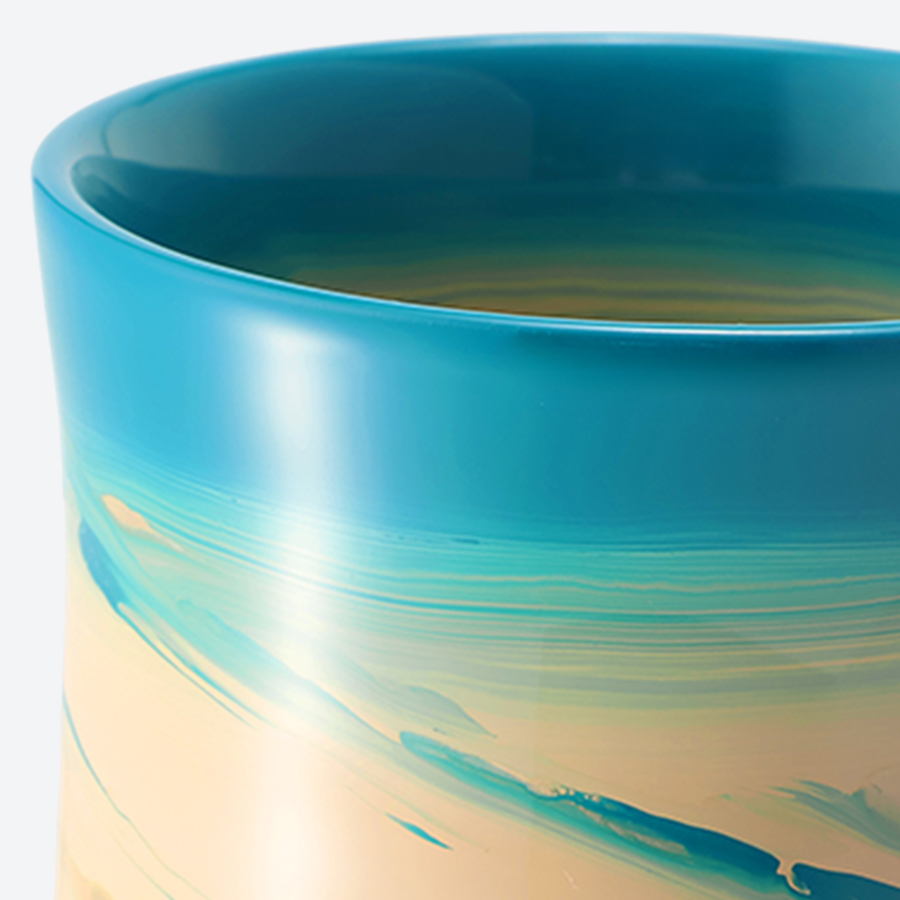 <采色塗なか門>フリーカップ 彩クラウドペア(空・紅)