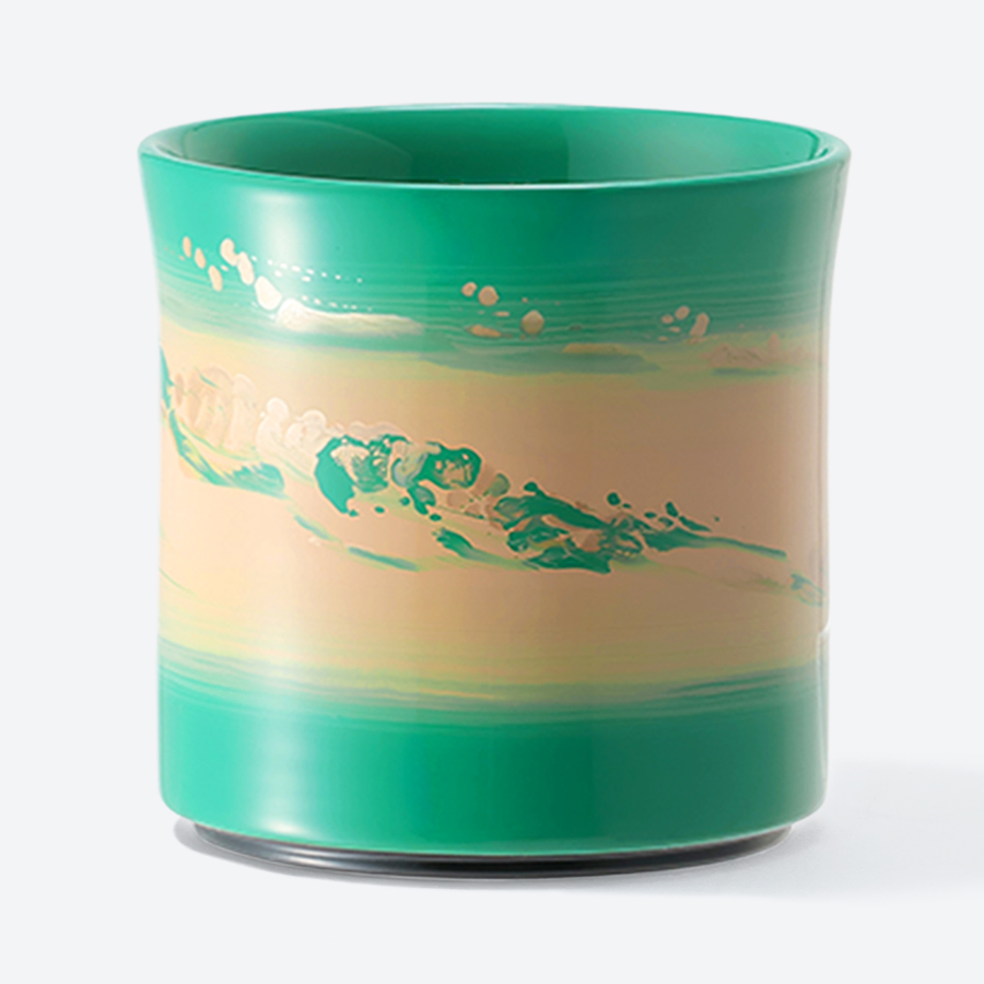 <采色塗なか門>フリーカップ 彩クラウドペア(シーグリーン・ピンク)