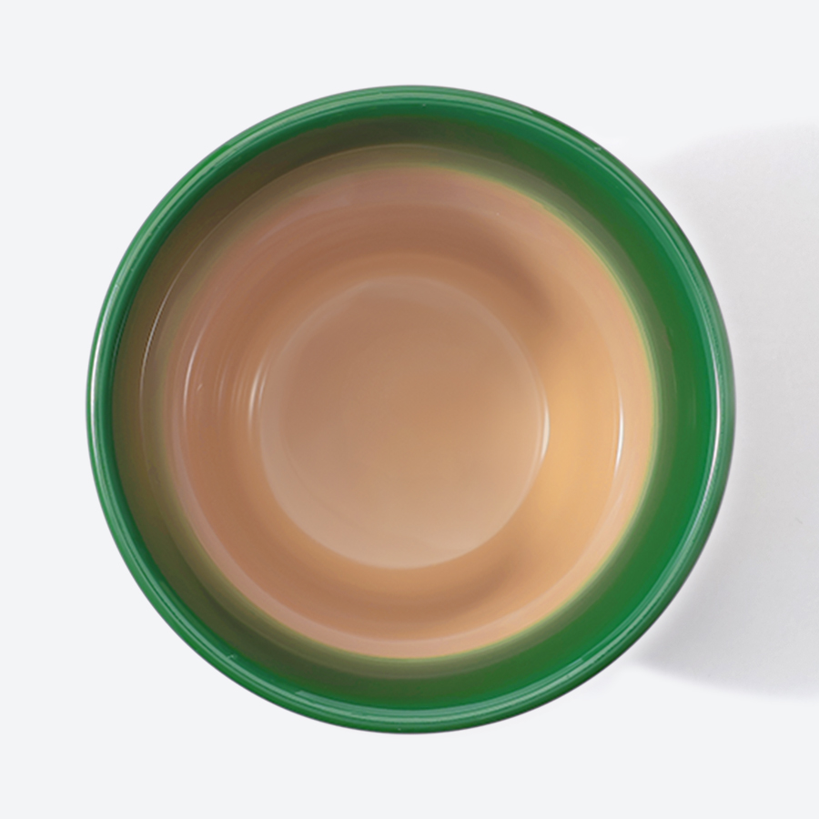 ＜采色塗なか門＞新湯呑　彩クラウド　グリーン
