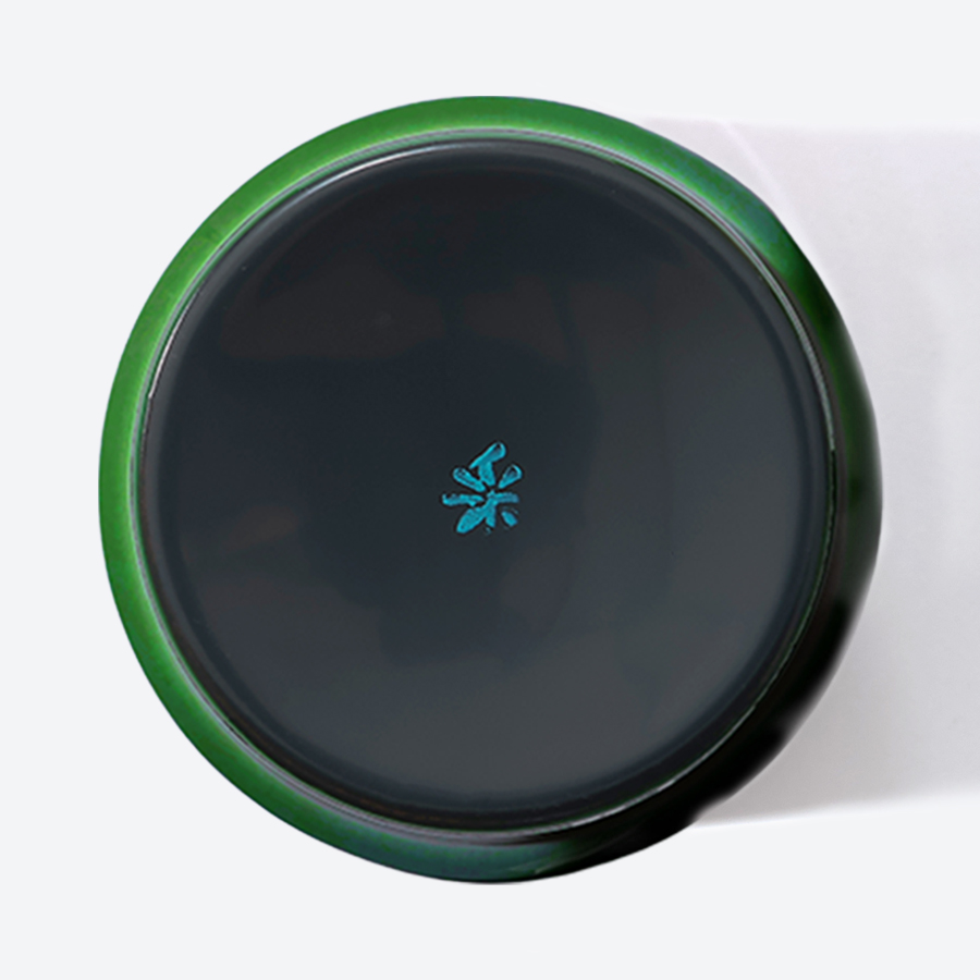 ＜采色塗なか門＞新湯呑　彩クラウド　グリーン